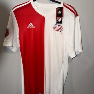 adidas New England Revolution MLS Soccer Jersey - NEW- Medium